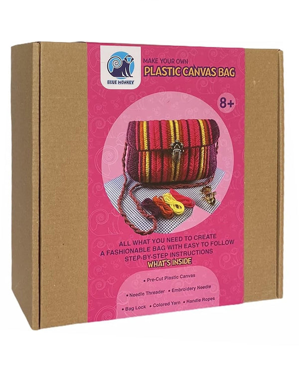 Blue Monkey Plastic Canvas Kit