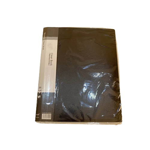 <p>

This Clear Book Paper Holder - A4 - 20pockets is the perfect way to keep your documents and papers organized. It is made of high quality material, so it is sturdy and durable. It comes with 20 transparent pockets, and can accommodate A4 size paper. It is ideal for home, office, school and other places. This paper holder is perfect for those who need an easy way to store and organize their documents. It is also great for students who want to be able to see their notes and papers easily. The clear pocket