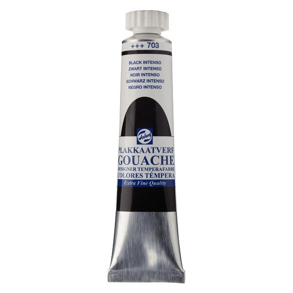 <p> 

The Royal Talens Gouache Tube 20ml Black Intenso is a versatile and high-quality paint for all types of art projects. This extra fine quality tube of gouache is perfect for all levels of artists, from beginner to professional. Suitable for students, faculty of applied art, fine art and engineering, this paint is an invaluable tool for any artist. The smooth, creamy texture provides excellent coverage and a vibrant finish that will look great on any artwork. With its opaque nature, it is perfect for co