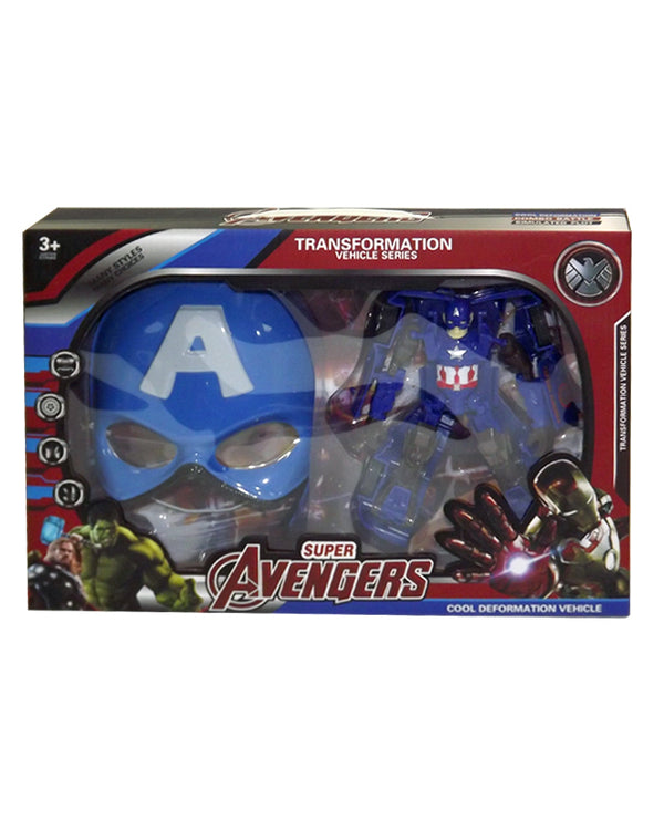 Toy Transformation Vehicle Series Captain America