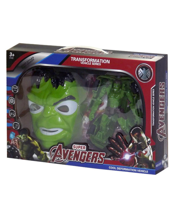 Toy&Joy Hulk Car Toy And Hulk Mask