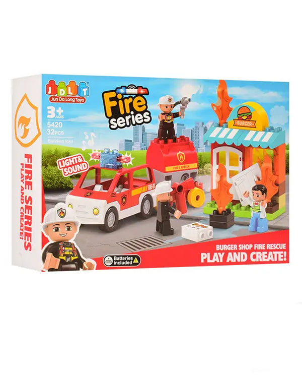 Fire Series Building Blocks - 32 Pcs