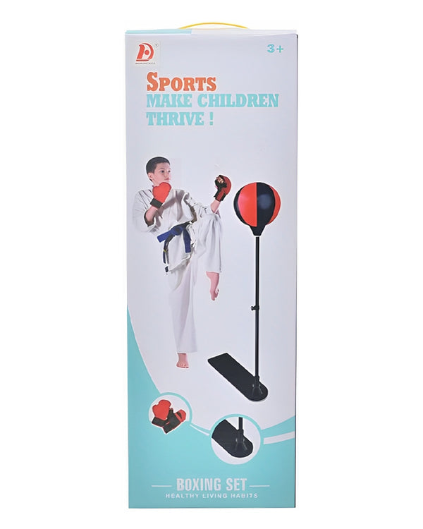 Sports Boxing Set With Boxing Gloves & Punching Ball For Children