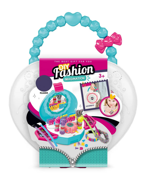 Diy Fashion Bag Pink Playset