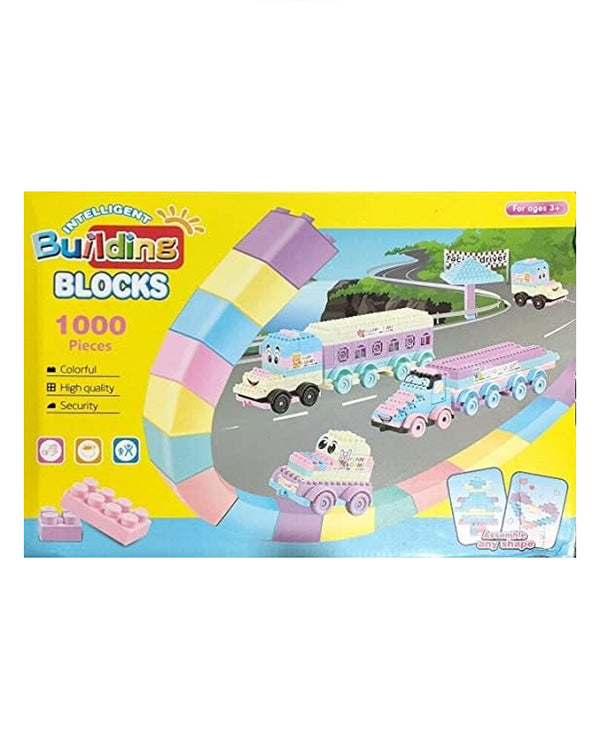 1000 Piece Blocks Toy For Kids, Amazing 3D Model Blocks For Different Shapes, Educational Toys Technology For Kids And Adults