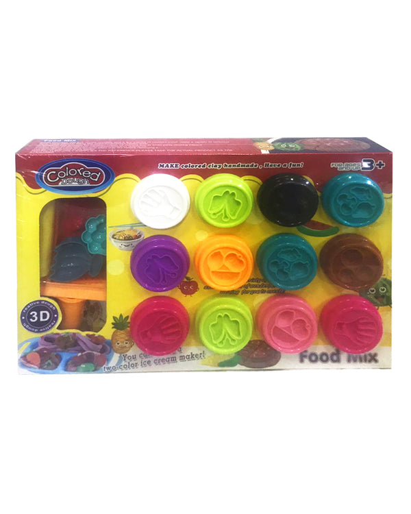 Colored Dough Food Mix Toy