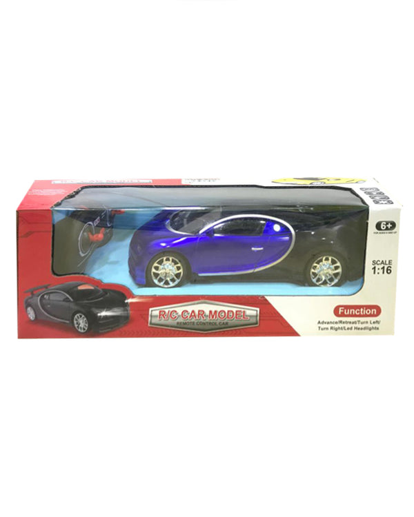 Model Car With Remote Control For Kids - Blue