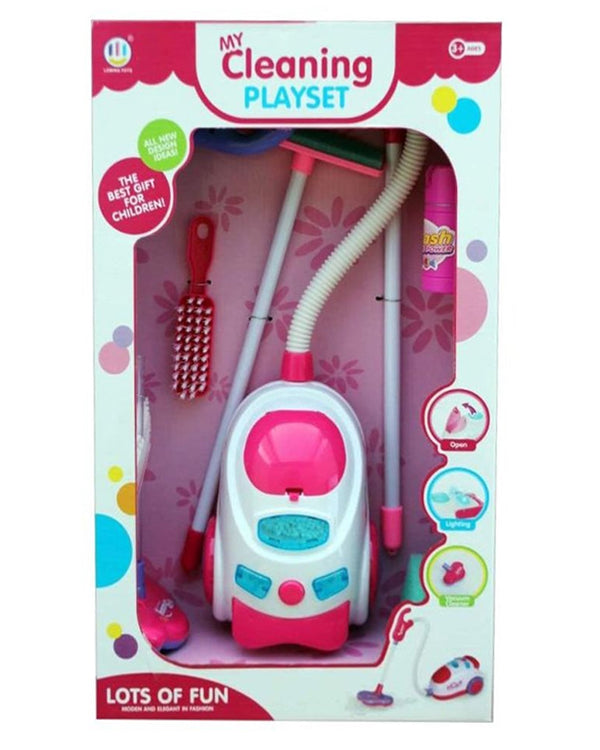 Cleaning Tool Toy Vacuum Cleaner Kit Classic Pretend Play Set For Kids