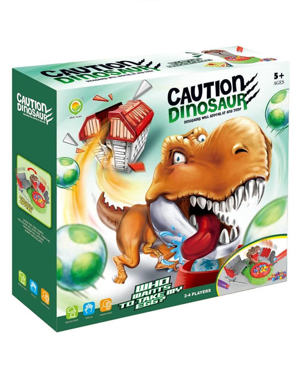 Toy Caution Dinosaur Play Set