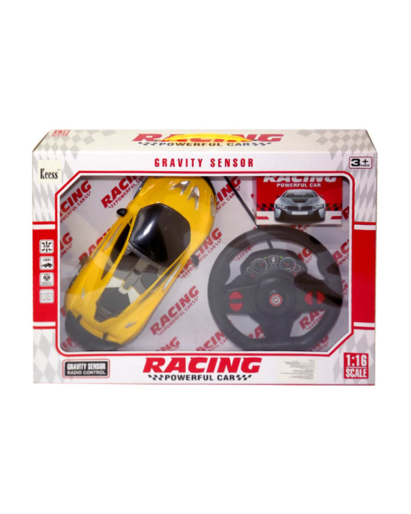 Remote Control Racing Powerful Car 1:16 Scale - Yellow