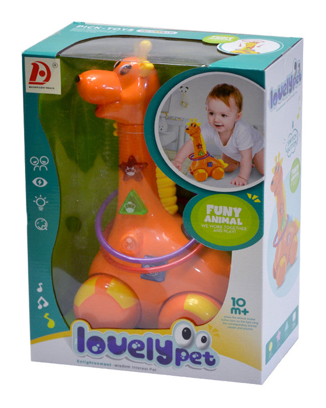 Toy&Joy Baby Giraffe Orange Toy