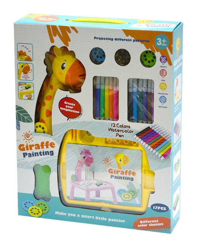 Toy&Joy Giraffe Shaped Children'S Drawing And Coloring Device