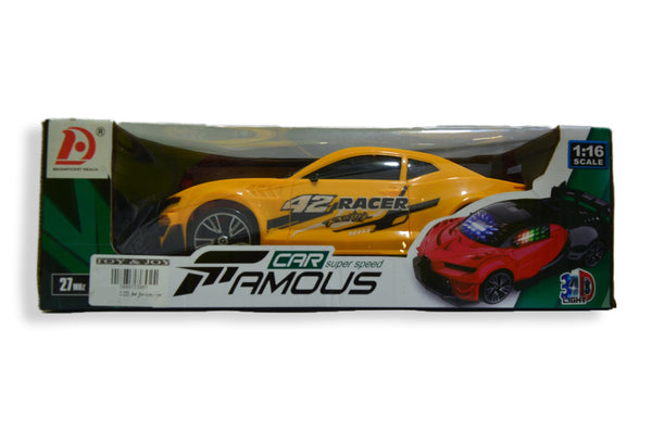 Yellow racing remote