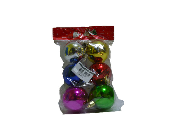 Colorful Ball Set For Christmas Tree Decoration 5Cm