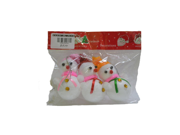 Snowman Mini Set For Christmas Tree Decorations