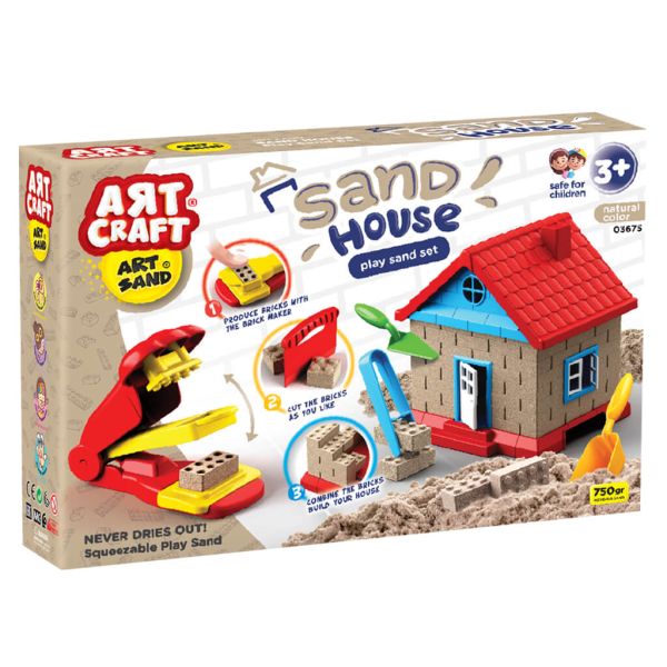 Dede Kinetic House Modeling Play Sand