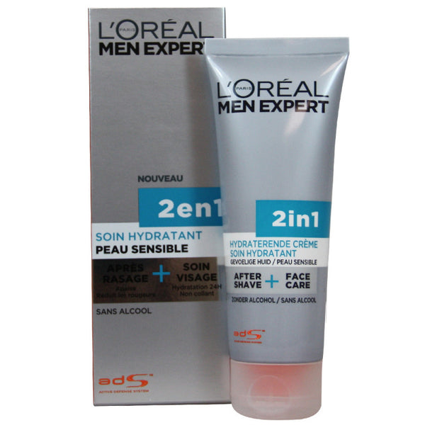 Loreal Expert 2In1 After Shave+Face Care - 75 Ml