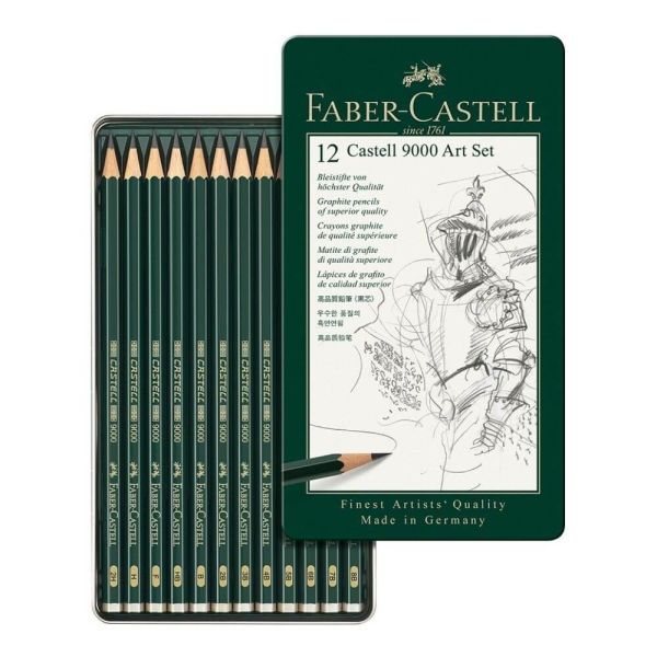 Faber Castell Graphite Pencil Art Set - 12 Pencil 