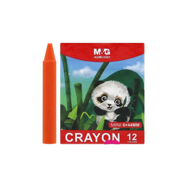 M&G Chenguang Mini Oil Pastels Wax Crayons 12 Colors