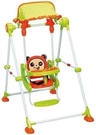 Panda Shape Swing For Kids | Green Red