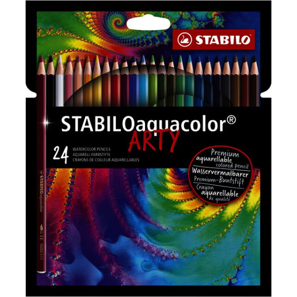 Stabilo Aquacolor Colored Pencils - 24 Pcs