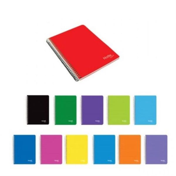 Notte Trend A4 Lined Notebook 100 Sheet | Multicolor