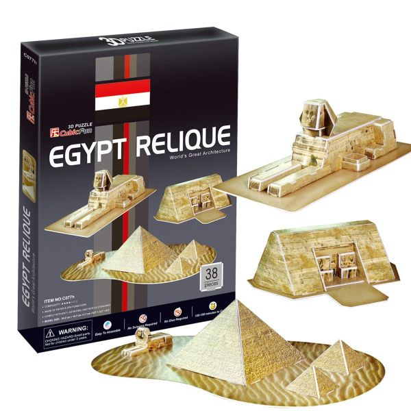 Cubic Fun 3D Puzzle Egyptian Pyramids Shape - 38 Pcs