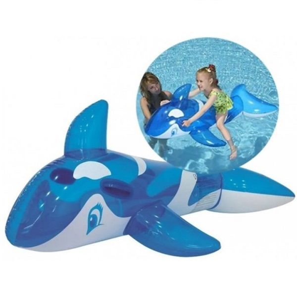 <p> The Jilong Sunclub Inflatable Blue Whale For Swimming Pool Jilong Mat - No:37215 is the perfect addition to your summertime fun. With its bright and easy-to-use design, it's sure to bring a smile to the faces of both adults and children alike. Made of durable and high-quality PVC material, this inflatable toy is made to last through multiple summer seasons with proper care and use. Its unique whale shape stands out from the crowd, and its two convenient handles make it easy to carry and hold. It's large