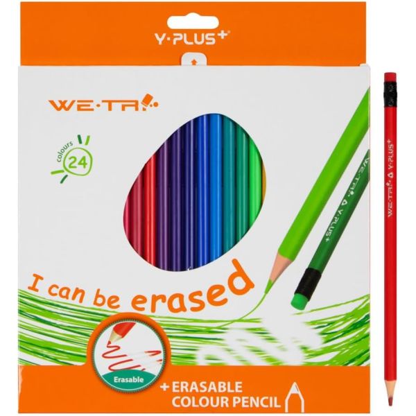 Y-Plus Erasble Color Pencil - 24 Color 