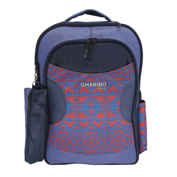 School backpack model 25 Motifs blue