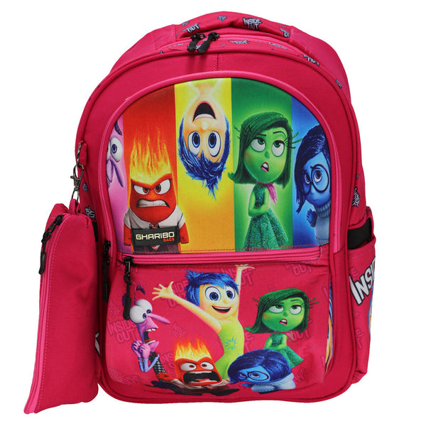 School backpack model 16 Inside Out pink