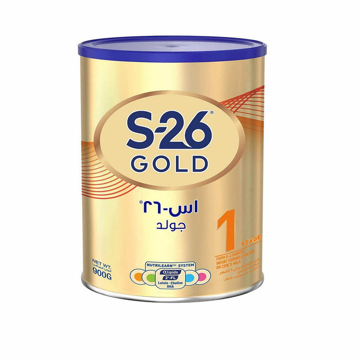 Wyeth S-26 Gold Stage1 Infant Formula Milk 0 To 6 Months - 900 G