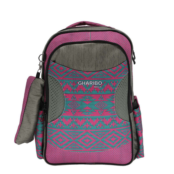 School backpack model 25 Motifs purple