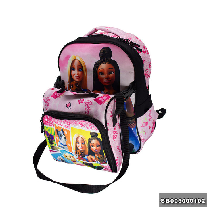 School backpack model 30 Barbie purple