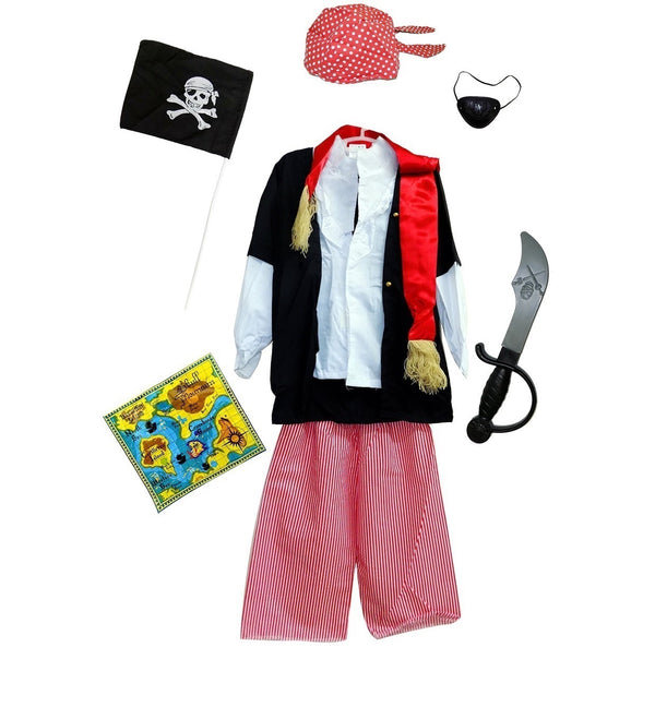 Pirate Boys' Costume with Accessories