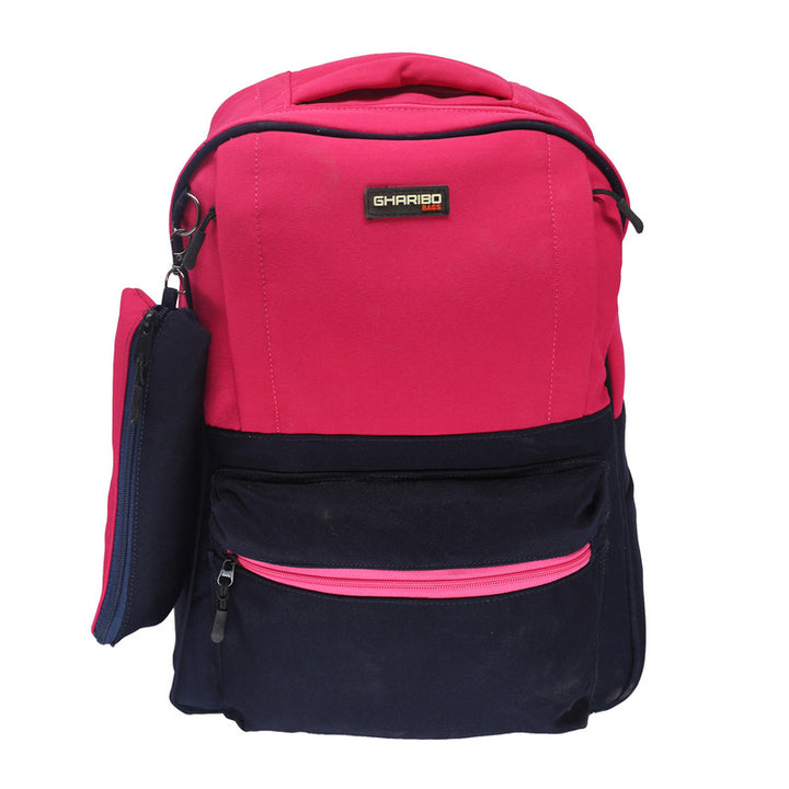 School backpack model 23 2 colors pink