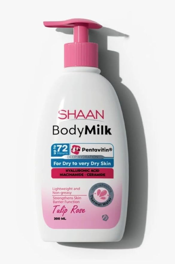 Shaan Body Milk Tulip Rose - 300 Ml