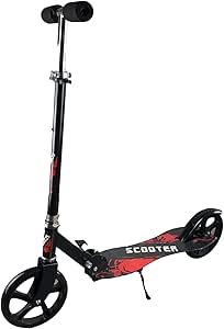 Coolbaby Large Scooter 180Mm Wheels Foldable Adjustable Handlebars Lightweight Forkids And Adult