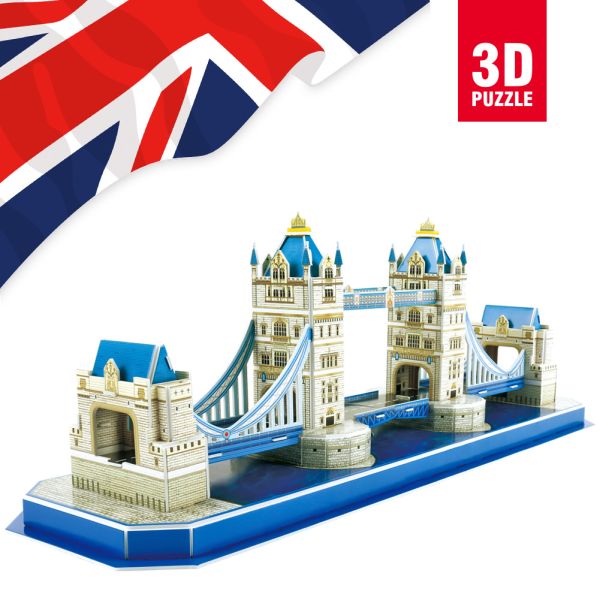 Cubic Fun 3D Puzzle Tower Bridge Shape - 52 Pcs