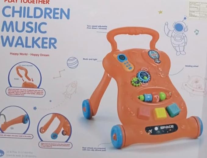 Baby Walker For Your Little One First Steps With Adjustable Screw For Adjusting Speed