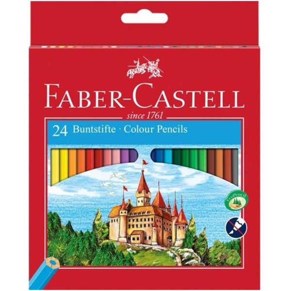 Faber Castell Buntstifte Color Pencils - 24 Pcs