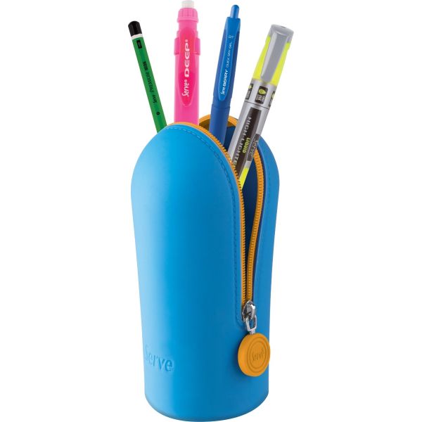 Silicone Pencil Case | Light Blue