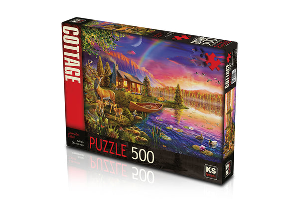 Ks Games Lakeside Cabin Puzzle - 500 Pcs