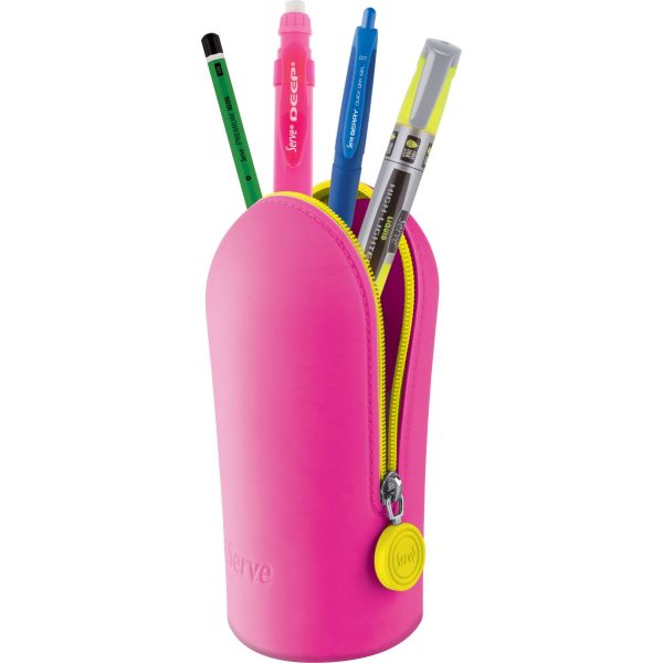 Silicone Pencil Case | Pink