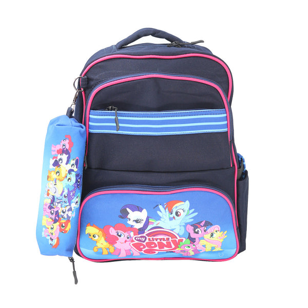 School backpack model 15 my little pony blue