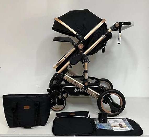 Belecoo Q3B 3 In 1 Travel System For Baby | Black