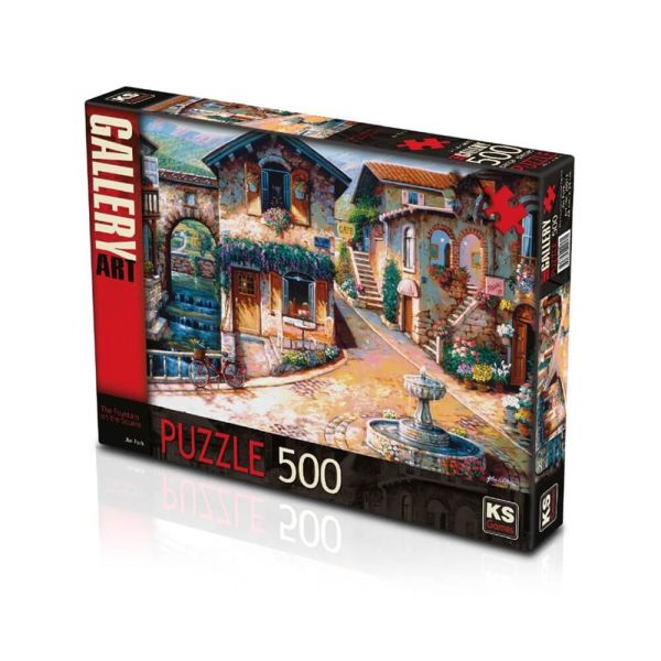 Ks Games The Fountain On The Square Puzzle - 500 Pcs