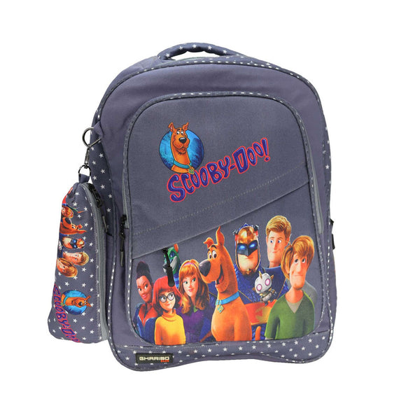 School backpack model 14 scoby-doo! gray