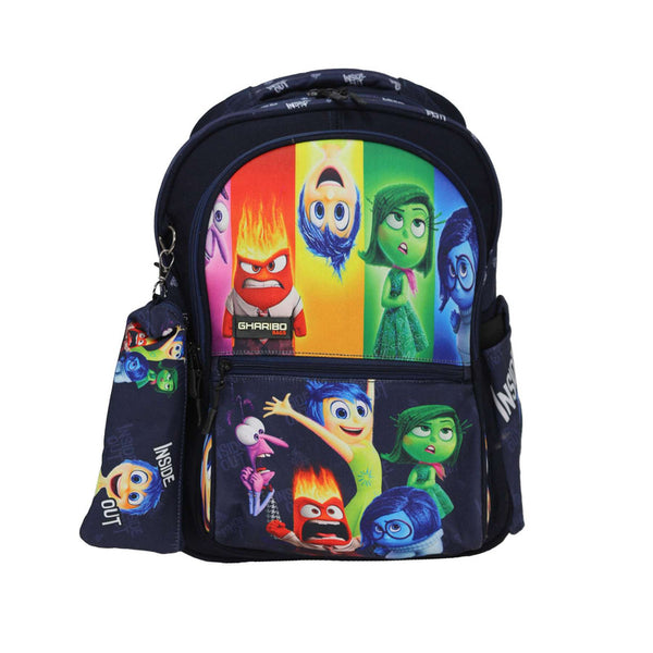 School backpack model 16 Inside Out blue