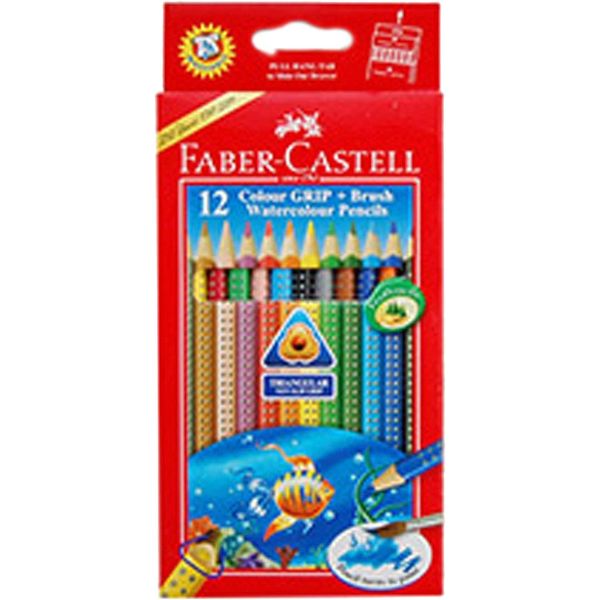 Faber Castell Wood Carton Color Pencils - 12 Pcs